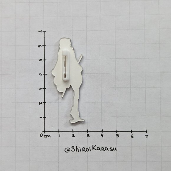 Kawaii One Piece Anime Acrylic Pins Set of 6 NEW - Picture 11 of 13